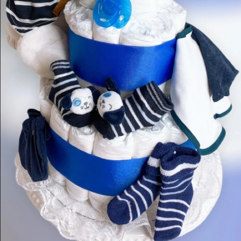Puppy Diaper Cake, Doggy Diaper Cake